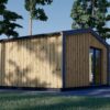 Trehytte EMMY 25m² (34 mm + trekledning)