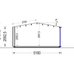 Trehytte EMMY 25m² (34 mm + trekledning)