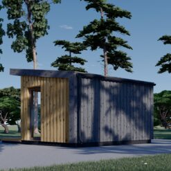 Redskapsbod EVELIN 12 m² (34 mm + trekledning) 