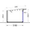 Redskapsbod EVELIN 12 m² (34 mm + trekledning) 