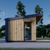 Redskapsbod EVELIN 12 m² (34 mm + trekledning) 