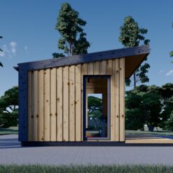 Redskapsbod EVELIN 12 m² (34 mm + trekledning) 