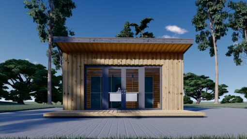 Hagebod EVELIN 15 m² (34 mm + trekledning) 