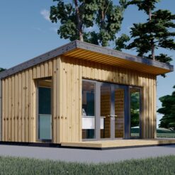 Trehytte EVELIN 20 m² (34 mm + trekledning)