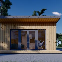 Trehytte  EVELIN 25 m² (34 mm + trekledning)
