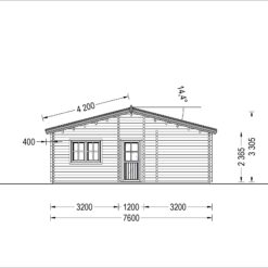Sommerhus JULIA 103 m², (44+44 mm)