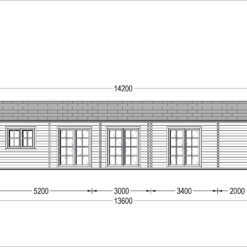 Sommerhus JULIA 103 m², (44+44 mm)