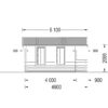 Trehytte KING 20 m² (44 mm)