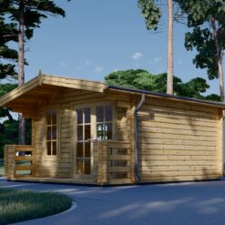 Trehytte KING 20 m² (44 mm)