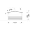 Trehytte KING 20 m² (44 mm)
