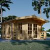 Trehytte KING 20 m² (44 mm)