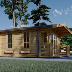 Trehytte KING 20 m² (44 mm)