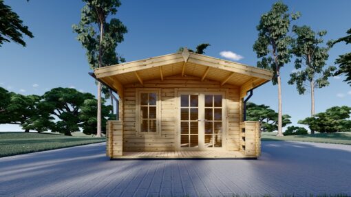 Trehytte KING 20 m² (44 mm)