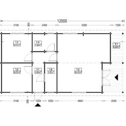 Sommerhus LINCOLN 72 m² (66 mm)