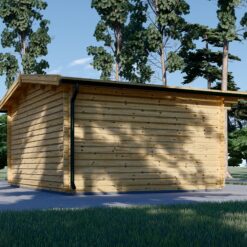 Trehytte MARTA 20 m² (5×4 m), 44 mm