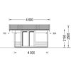 Trehytte MARTA 20 m² (5×4 m), 44 mm