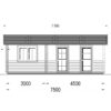 Hagehus MAX (44 mm), 4.2×7.5 m, 32 m²