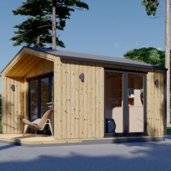 Redskapsbod PIA 12m² (34 mm + 19 mm trekledning)