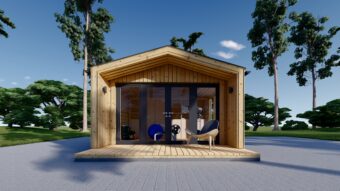 Redskapsbod PIA 12m² (34 mm + 19 mm trekledning)