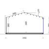 Redskapsbod PIA 15 m² (34 mm + 19 mm trekledning) 