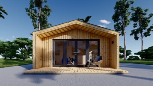Redskapsbod PIA 15 m² (34 mm + 19 mm trekledning) 