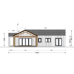 Sommerhus TESSA 130 m² (44 mm + trekledning)