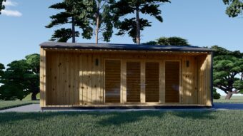 Hagehus TINA 20 m², 7×4 m (34 mm + trekledning) 