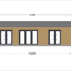 Sommerhus SELENE 63 m² (44 mm + trekledning)