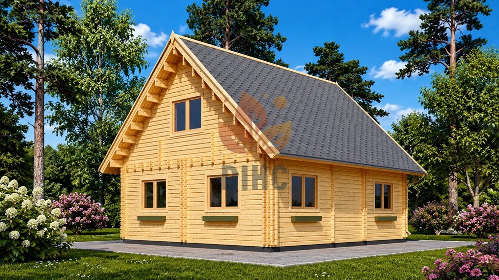 Trehus i 2 etasjer 80 m² – DORIS