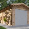 Garage til Campingvogn (44 mm), 4×8 m, 32 m²