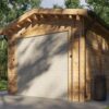 Garage til Campingvogn (44 mm), 4×8 m, 32 m²
