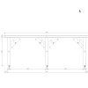 Sterk Carport Hercules (5 m x 6 m)