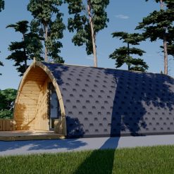 Trehytte BRETA (44 mm), 4×6 m, 24 m²