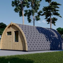 Trehytte BRETA (44 mm), 4×6 m, 24 m²