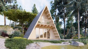 A-House Moos – En Moderne og Holdbar Hytte i Tre