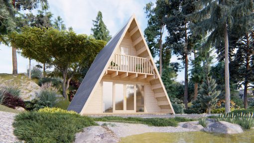 A-House Moos – En Moderne og Holdbar Hytte i Tre