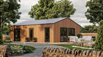 Isolert trehytte Kaia 9,34 × 6,14 m