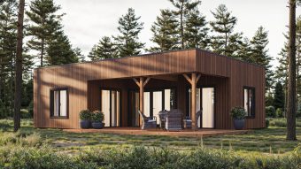 Isolert moderne hus Luni