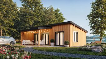 Isolert Moderne Hytte Verno 7.74 × 5.34 m